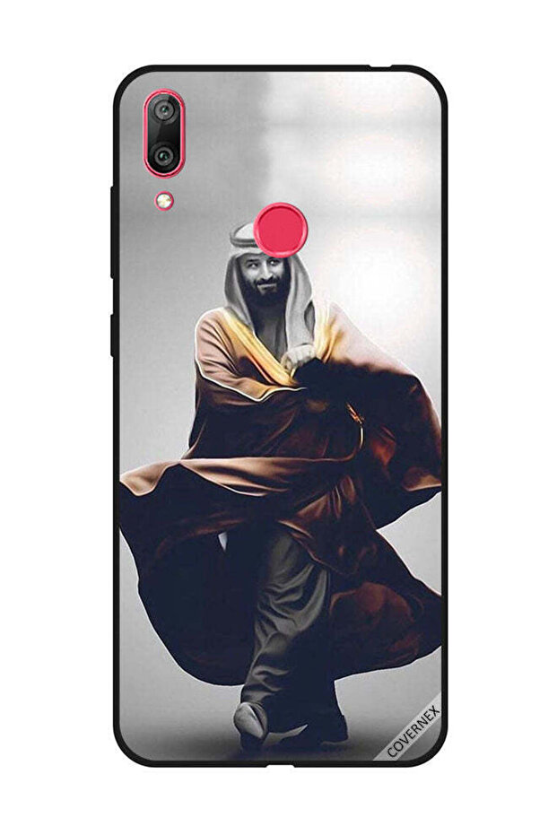 غطاء حماية لهاتف هواوي Y7 برايم 2019 محمد بن سلمان يمشي