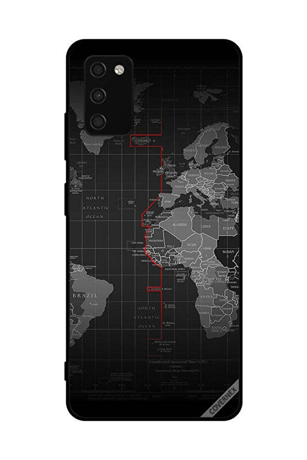 غطاء حماية لهاتف سامسونج جالاكسي A03s 4G بطبعة حدود المحيط