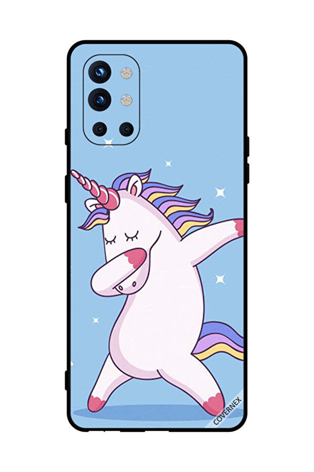 غطاء حماية لهاتف OnePlus 9R يونيكورن أزرق داكن