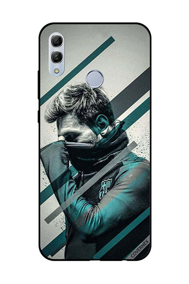 غطاء حماية لهاتف Honor 10 Lite وجه ميسي المختبئ