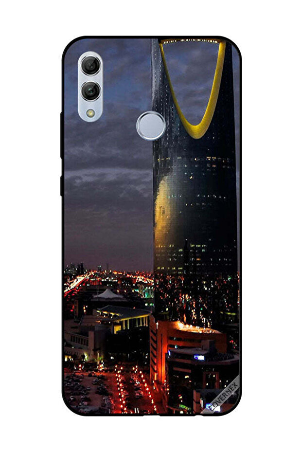 غطاء حماية لهاتف Honor 10 Lite منظر برج الفيصلية في المساء
