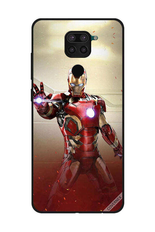 غطاء حماية لهاتف شاومي ريدمي نوت 9 - Iron Man Defense