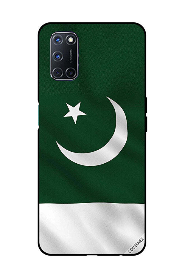 غطاء حماية لهاتف OPPO A52/A72/A92 علم باكستان عمودي