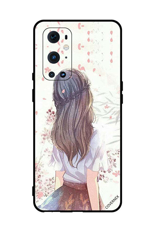 غطاء حماية لهاتف OnePlus 9 Pro فتاة لطيفة في تفكير عميق