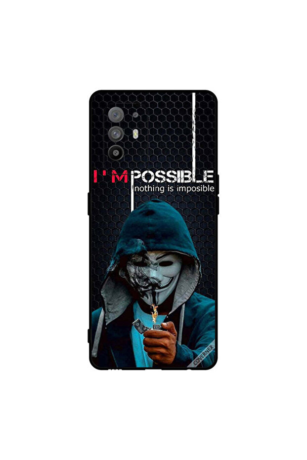غطاء حماية لهاتف Oppo A95 أنا ممكن، لا شيء مستحيل