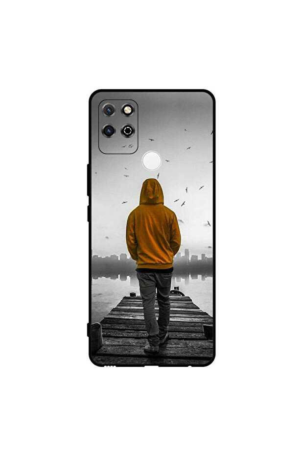 غطاء حماية لهاتف Honor Play 5T Sad Boy Walking