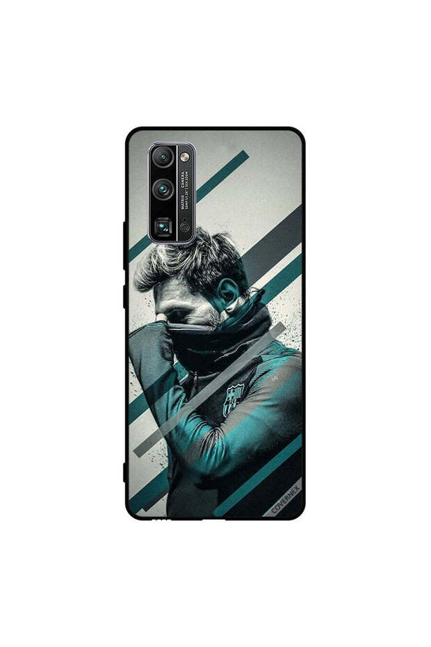 غطاء حماية لهاتف Honor 30 Pro+ وجه ميسي المختبئ