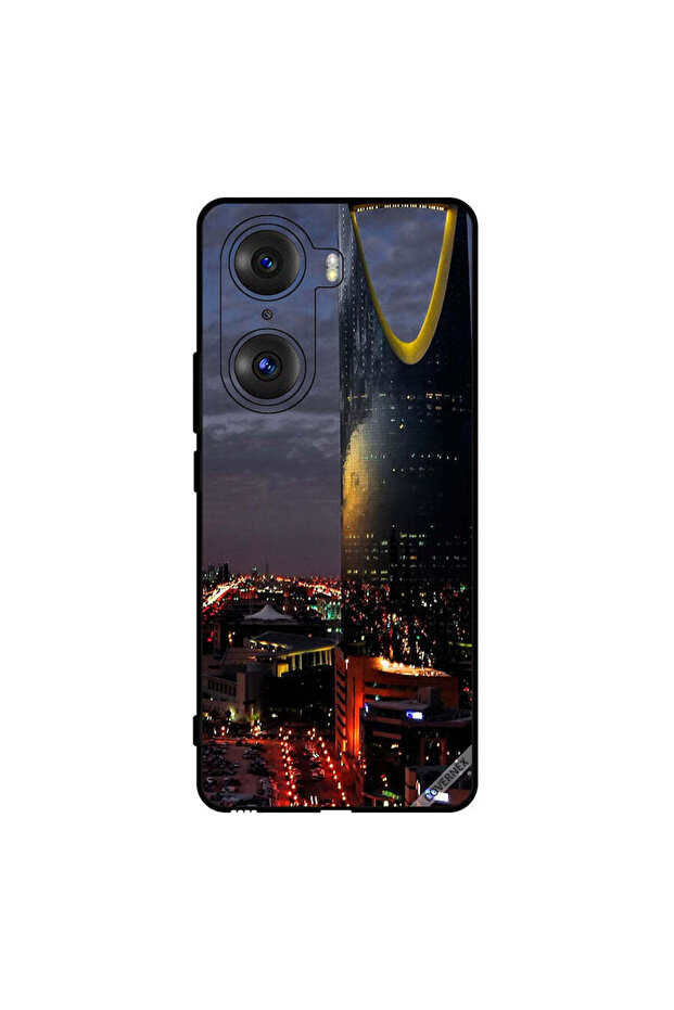 غطاء حماية لهاتف Honor 60 Pro منظر برج الفيصلية في المساء