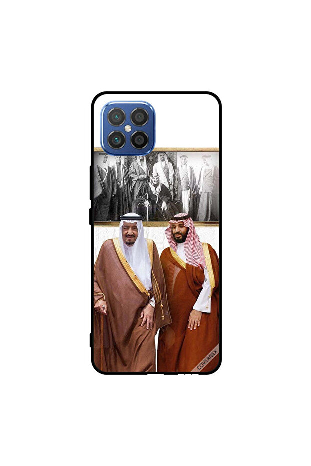 غطاء حماية لهاتف هواوي نوفا 8 إس إي 4G الملك سلمان ومحمد بن سلمان يتحدثان أثناء المشي