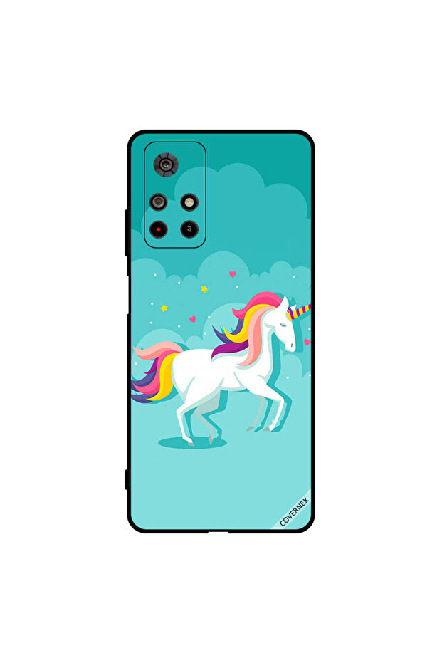 Protective Case Cover For Poco M4 Pro Unicorn Walking