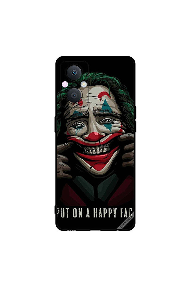 غطاء حماية لهاتف Oppo A96 بوجه سعيد