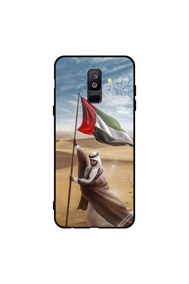 غطاء حماية لهاتف سامسونج جالاكسي A6+ (2018) - زايد يزرع علم الإمارات