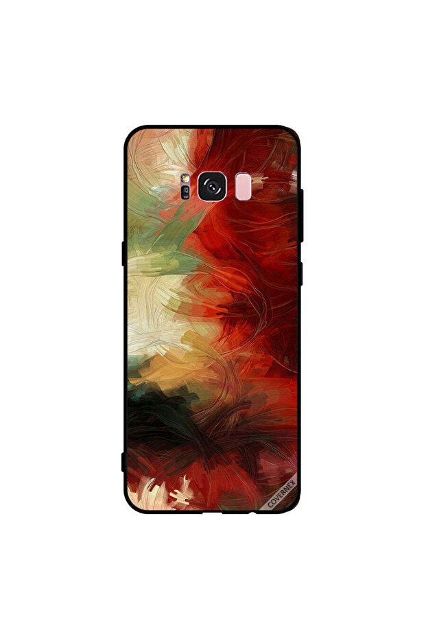 غطاء حماية لهاتف سامسونج جالاكسي S8+ بخلفية عمل فني