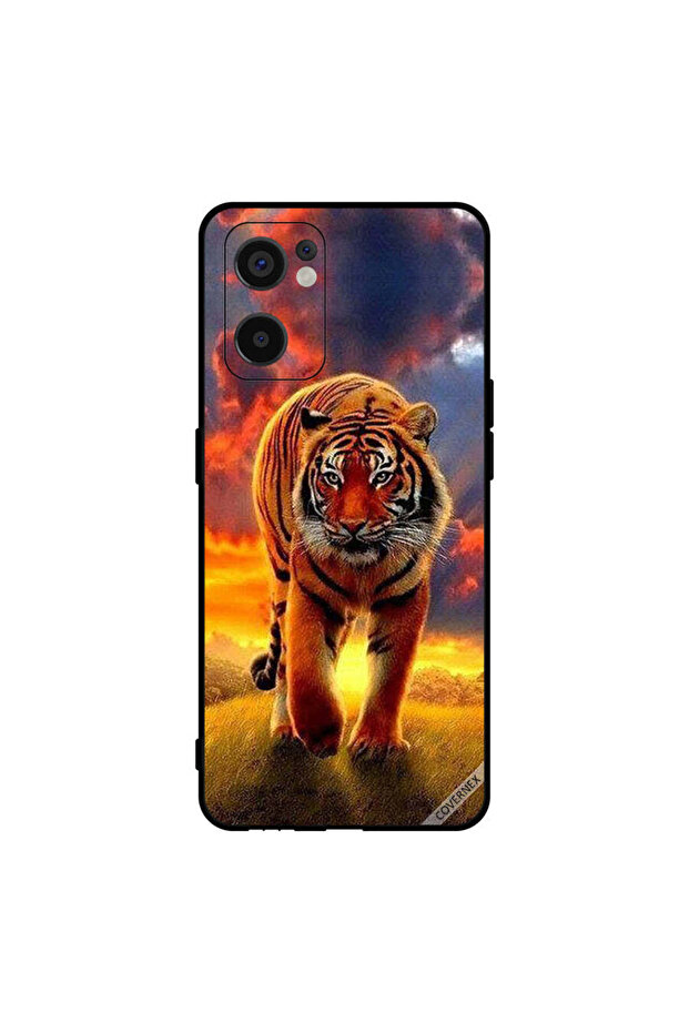 غطاء حماية لهاتف Oppo Reno7 SE 5G Leopard - 1