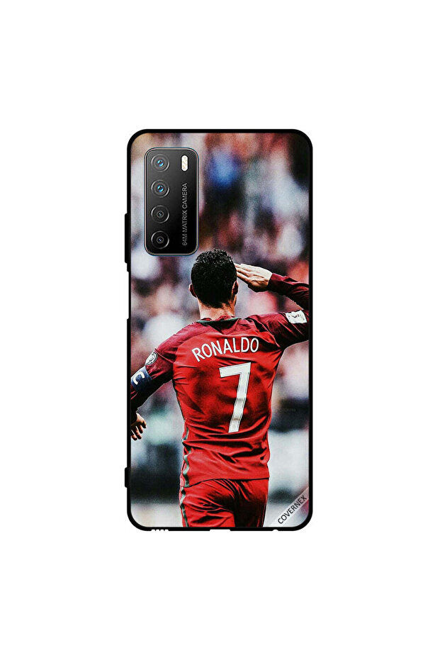 غطاء حماية لهاتف Honor Play 4 بتصميم رونالدو تحية للجمهور