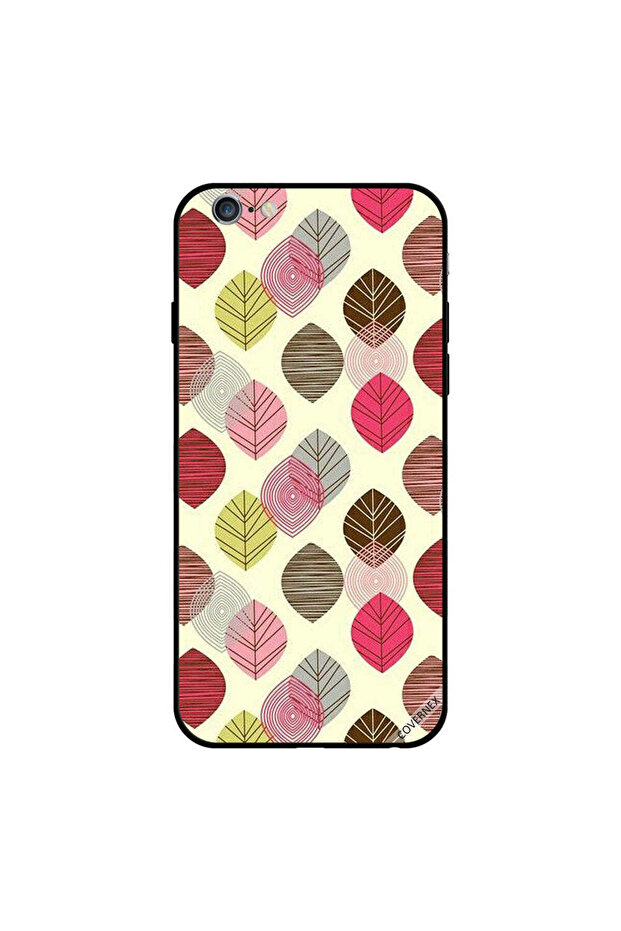 iPhone 6 Plus Case Cover Colored Feathers Pattern - 1