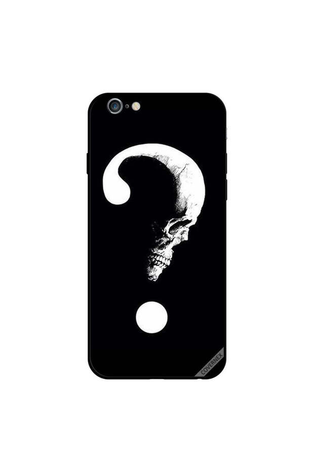 غطاء حماية لجهاز iPhone 6s Plus بتصميم جمجمة وقمر