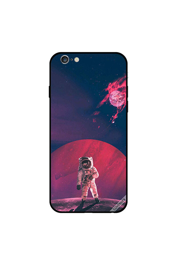 غطاء حماية لجهاز iPhone 6 Plus أمام القمر