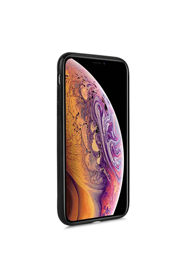 غطاء حماية لجهاز iPhone XS MAX بنمط خيط بني - 2