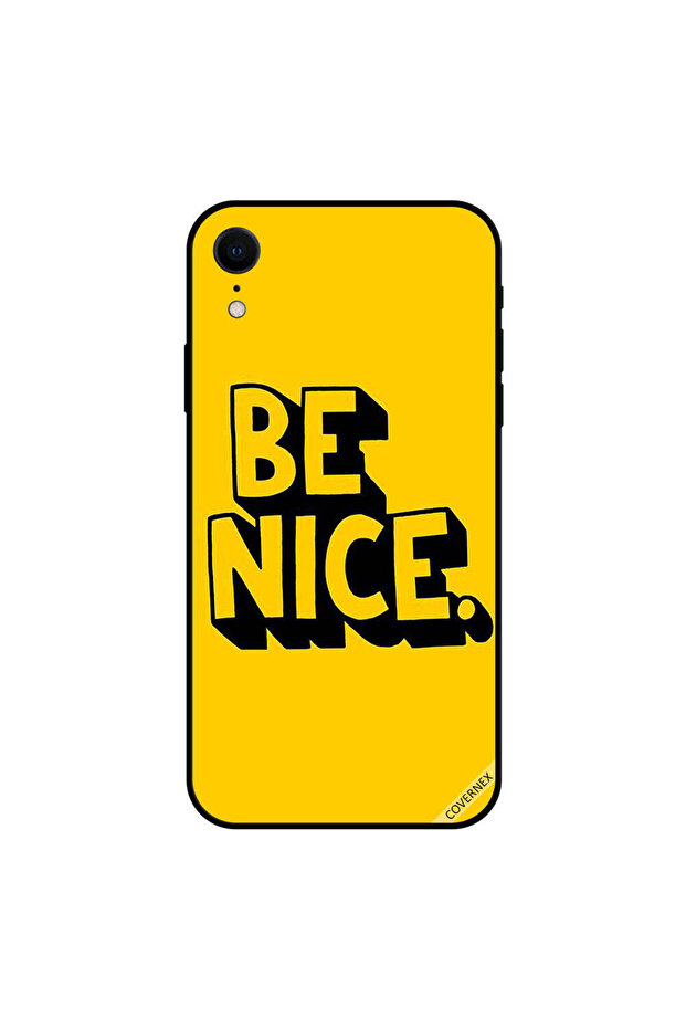 غطاء حماية iPhone XR باللون الأصفر من Be Nice