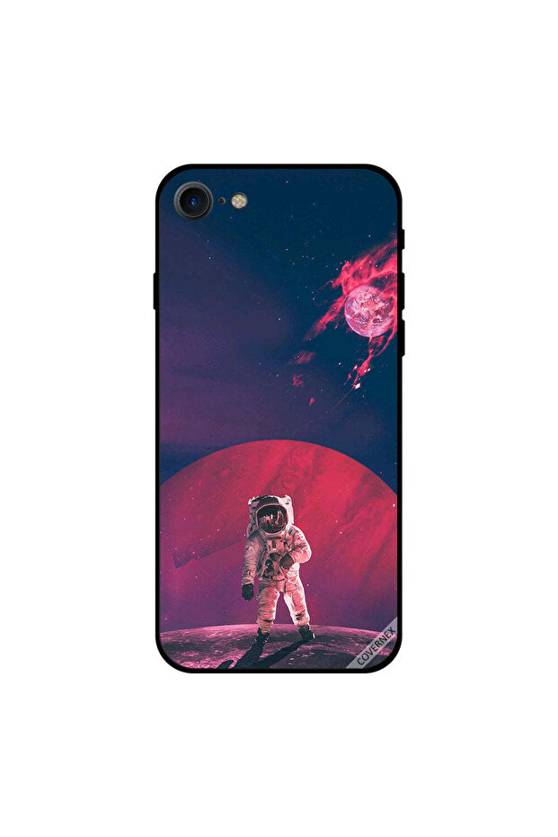 غطاء حماية لجهاز iPhone 8 أمام القمر