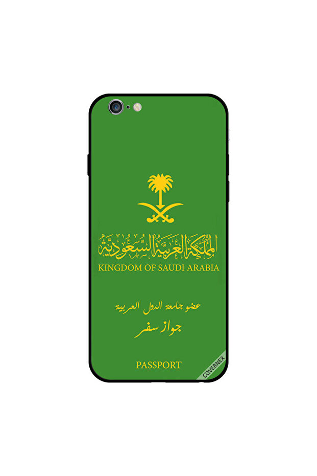 غطاء حماية لجهاز iPhone 6s Plus - جواز سفر المملكة العربية السعودية