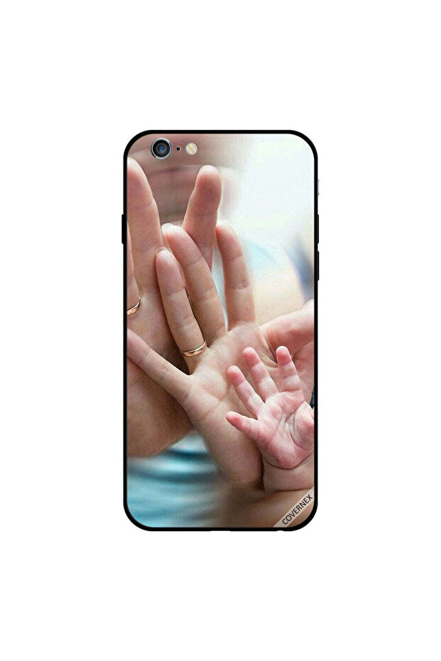 غطاء حماية لجهاز iPhone 6s Plus يد الوالدين والطفل