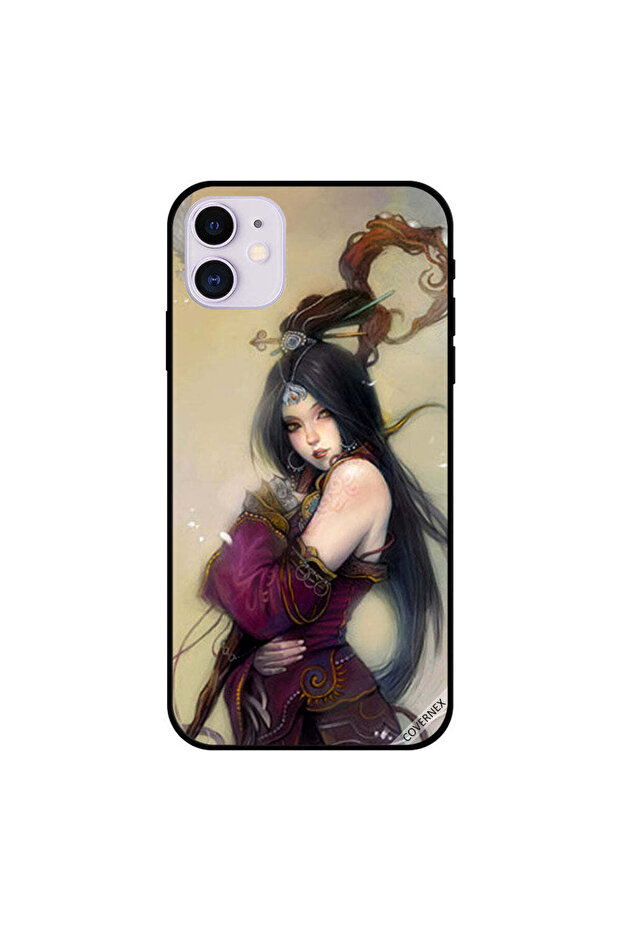 غطاء حماية لجهاز iPhone 11 برسومات فنية أميرية