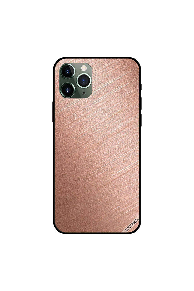 غطاء حماية لجهاز iPhone 11 Pro بنمط خشبي لامع