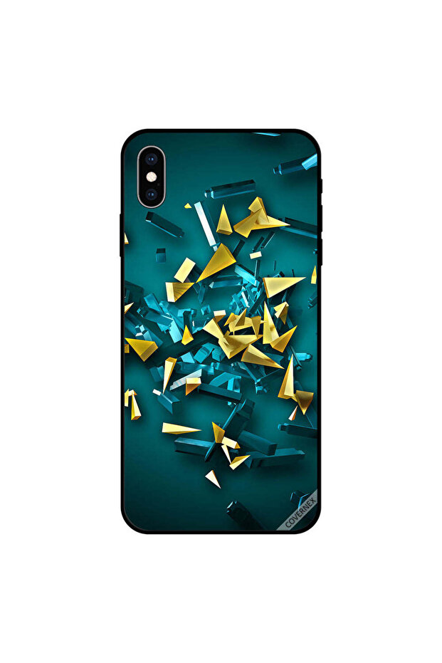 غطاء جراب iPhone X قطع مكسورة