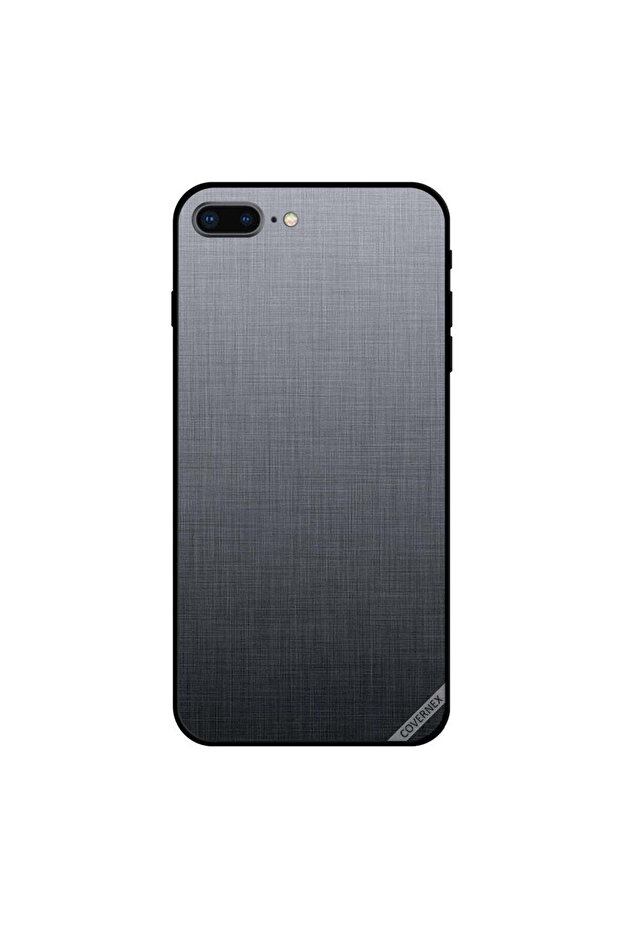 غطاء حماية لجهاز iPhone 7 Plus بنمط متدرج رمادي داكن - 1