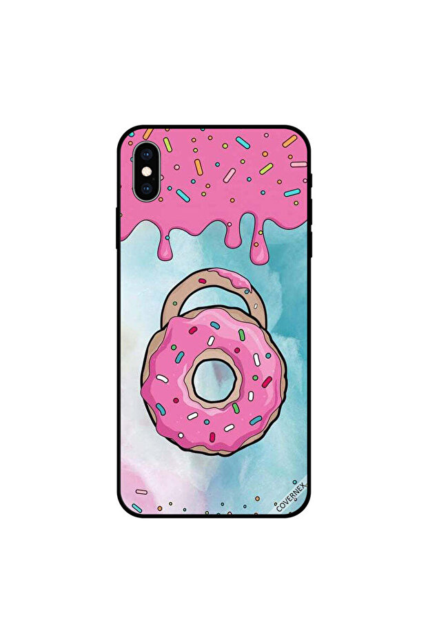 غطاء حماية لجهاز iPhone XS MAX لمحبي الدونات