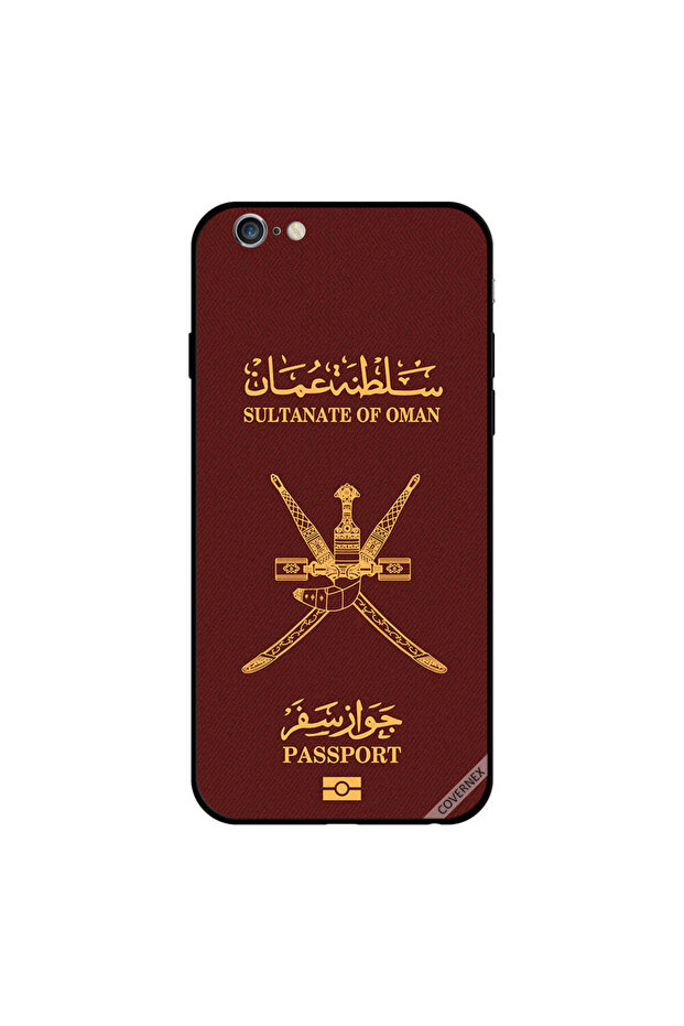 غطاء حماية لجهاز iPhone 6s Plus بطبعة جواز سفر عماني