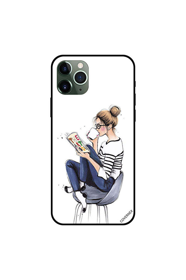 غطاء حماية لجهاز iPhone 11 Pro Max جاهز للكتاب الفني