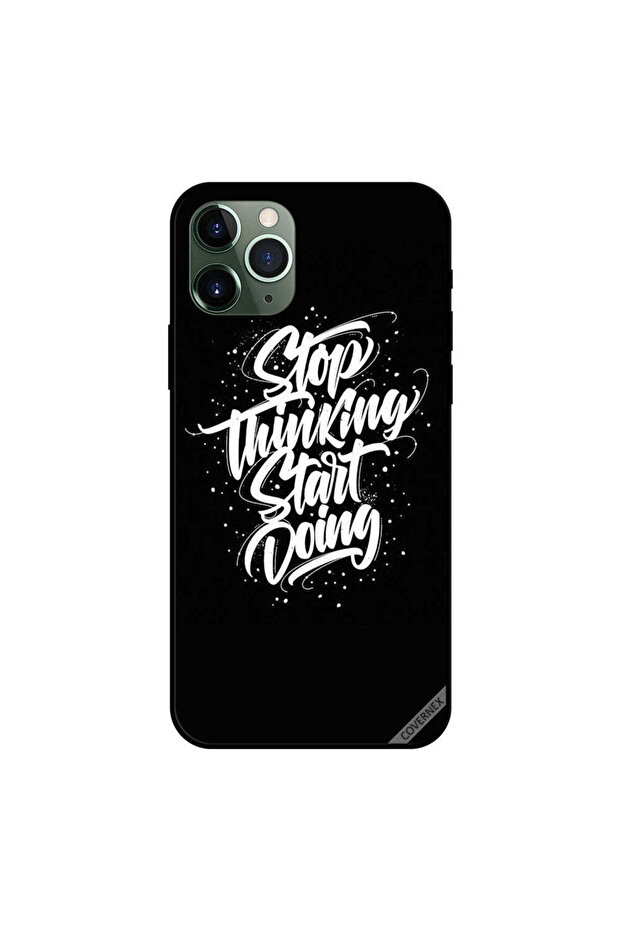 غطاء حماية لجهاز iPhone 11 Pro - توقف عن التفكير وابدأ في الفعل - 1