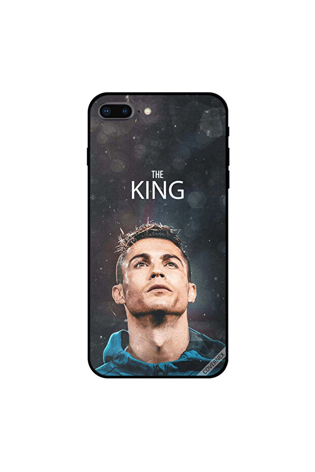 غطاء حماية لهاتف iPhone 7 Plus رونالدو الملك