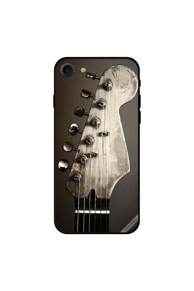 غطاء حماية لجهاز iPhone 7 بتصميم قمة الجيتار الكلاسيكي