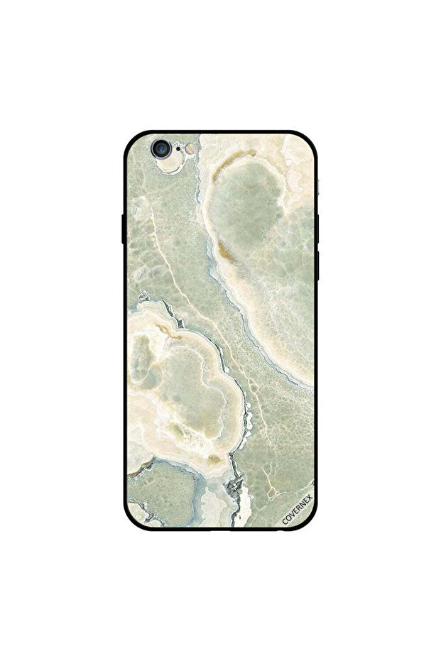 غطاء حماية لجهاز iPhone 6 بنمط رخامي على شكل ماء - 1