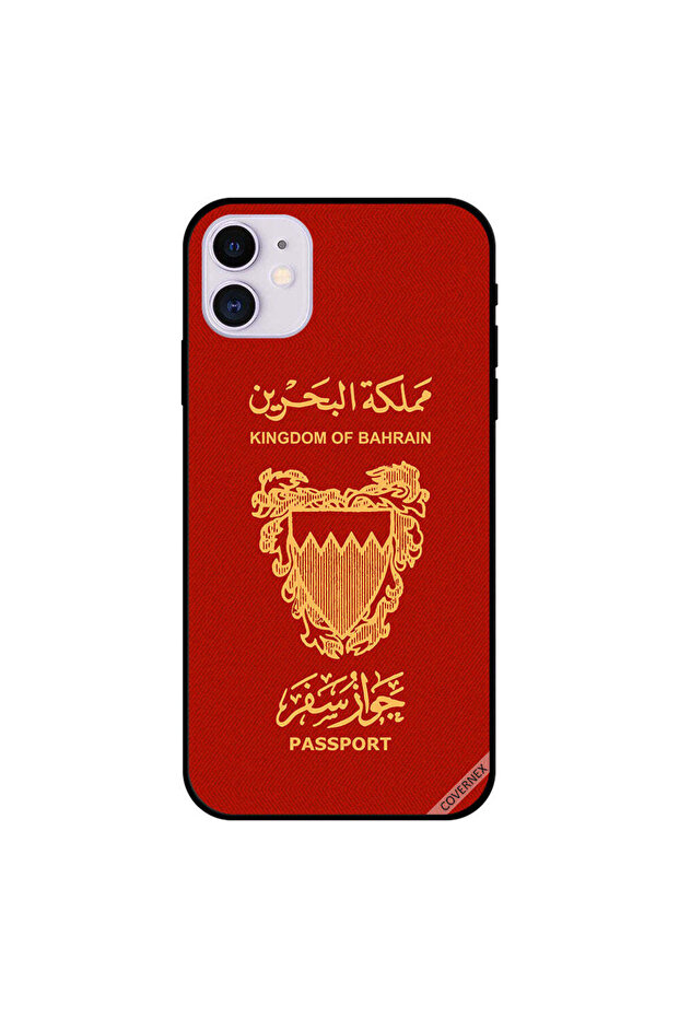 غطاء حماية لجهاز iPhone 11 جواز سفر بحريني