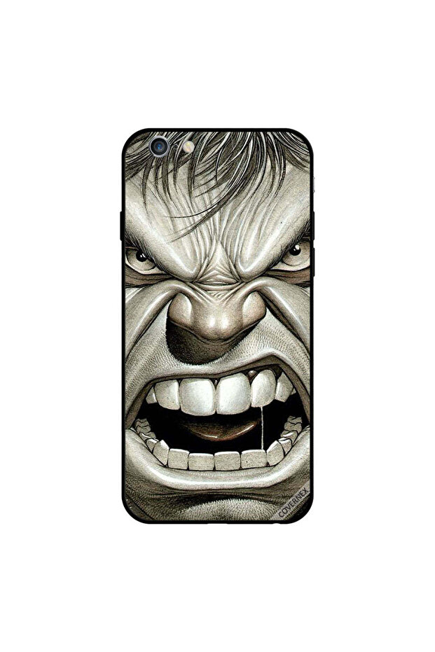 غطاء حماية لجهاز iPhone 6 بتصميم هالك الزئير