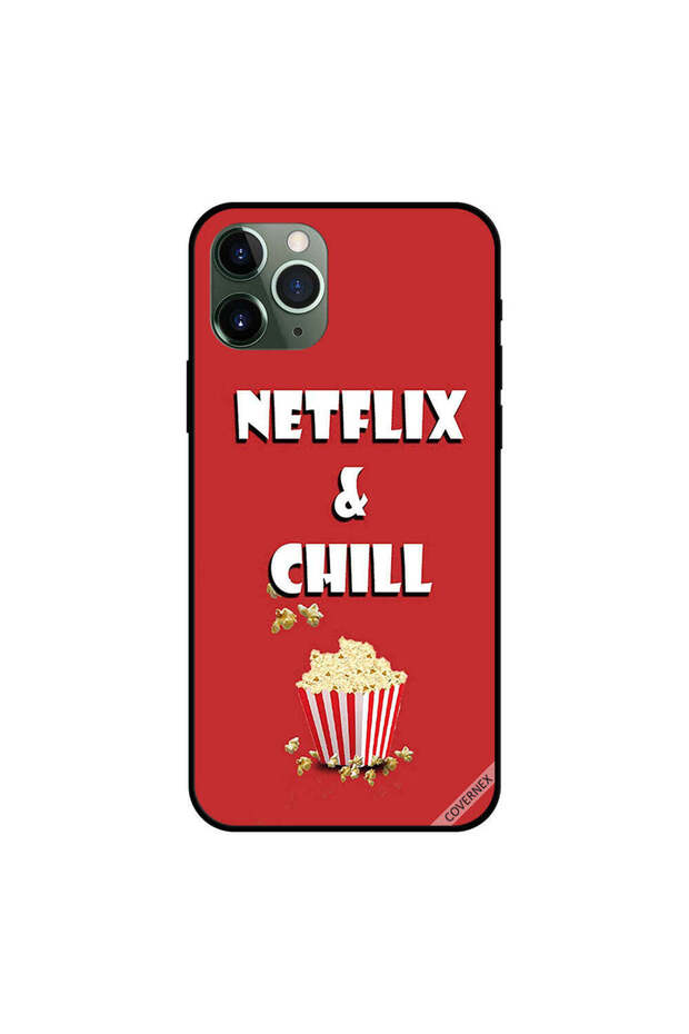 غطاء حماية لجهاز iPhone 11 Pro Max - Netflix & Chill