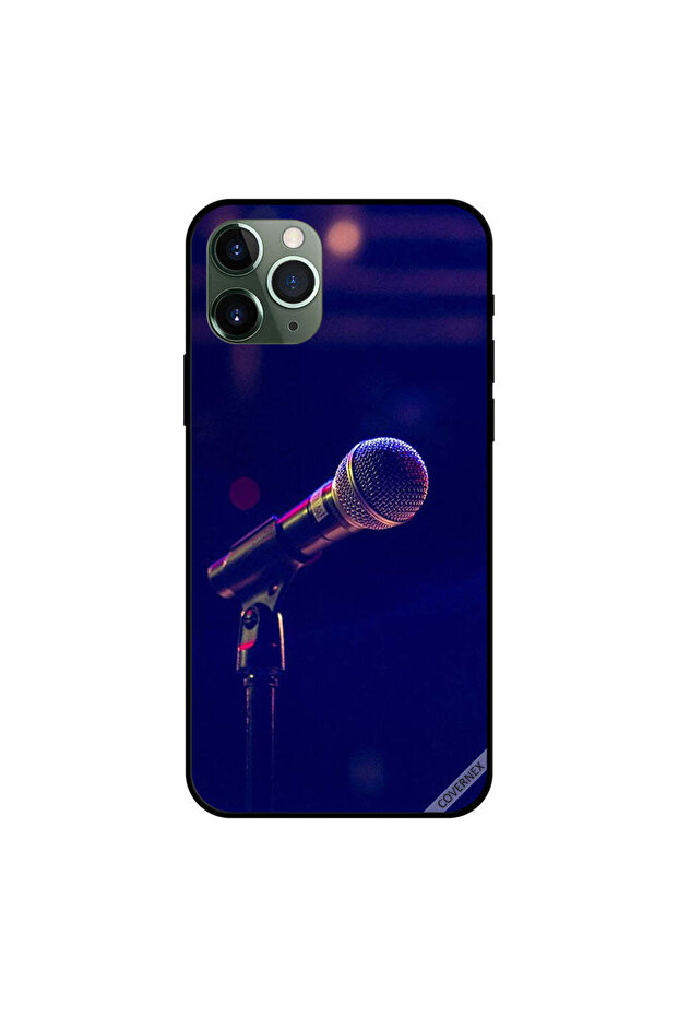 غطاء حماية لجهاز iPhone 11 Pro Max بخلفية زرقاء داكنة