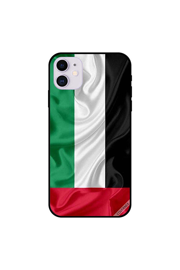 غطاء حماية لجهاز iPhone 11 بعلم الإمارات العربية المتحدة