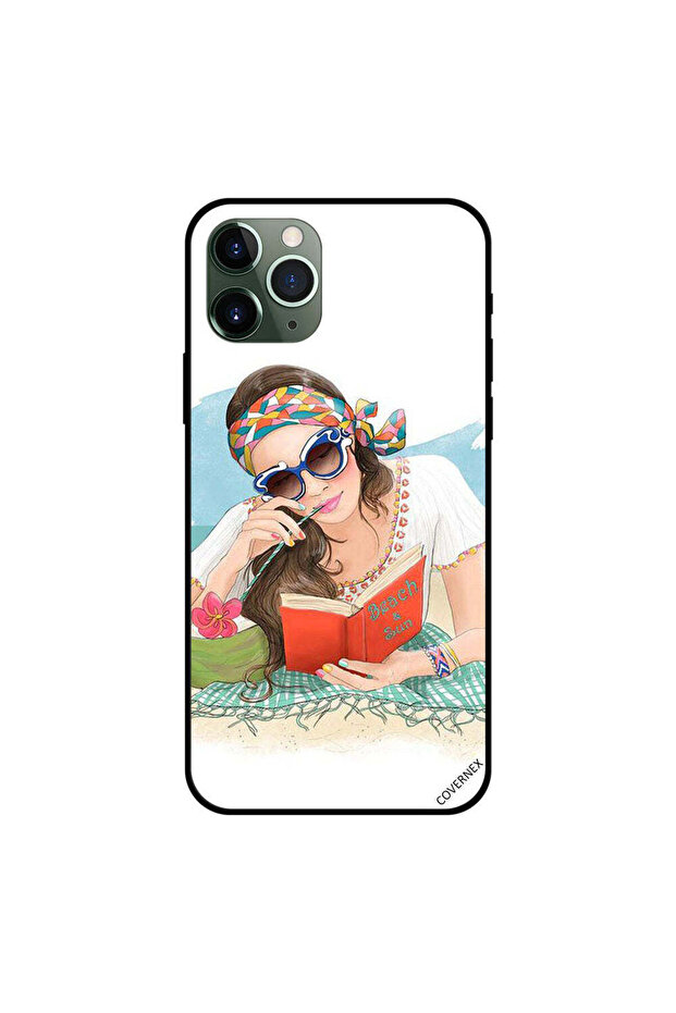 غطاء حماية لهاتف iPhone 11 Pro Max - شاطئ وشمس