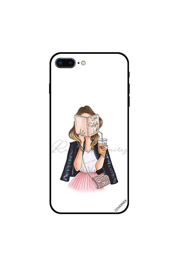 غطاء حماية لجهاز iPhone 8 Plus - نمط حياة حب القراءة