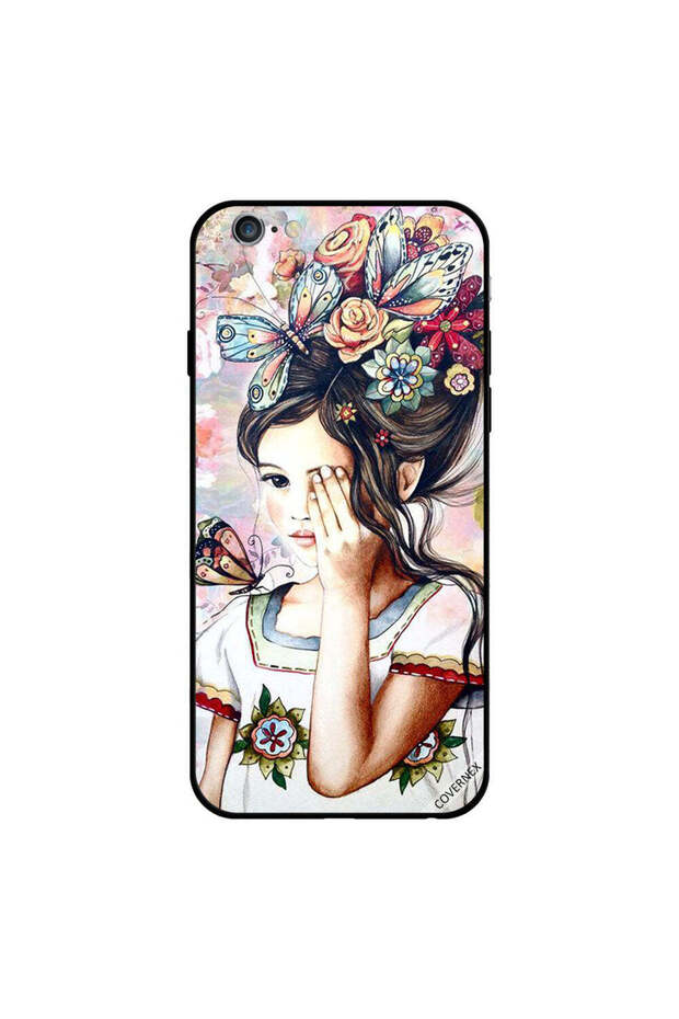 غطاء حماية لجهاز iPhone 6 Plus بتصميم فتاة خيالية