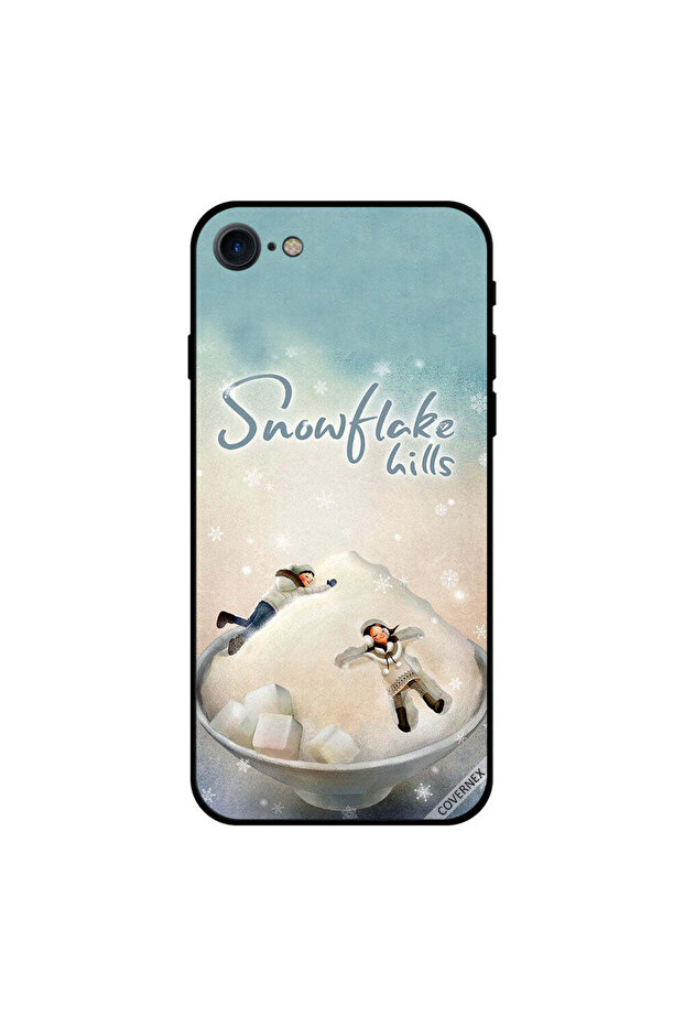 غطاء حماية لجهاز iPhone 8 بتصميم Snow Flake Hills