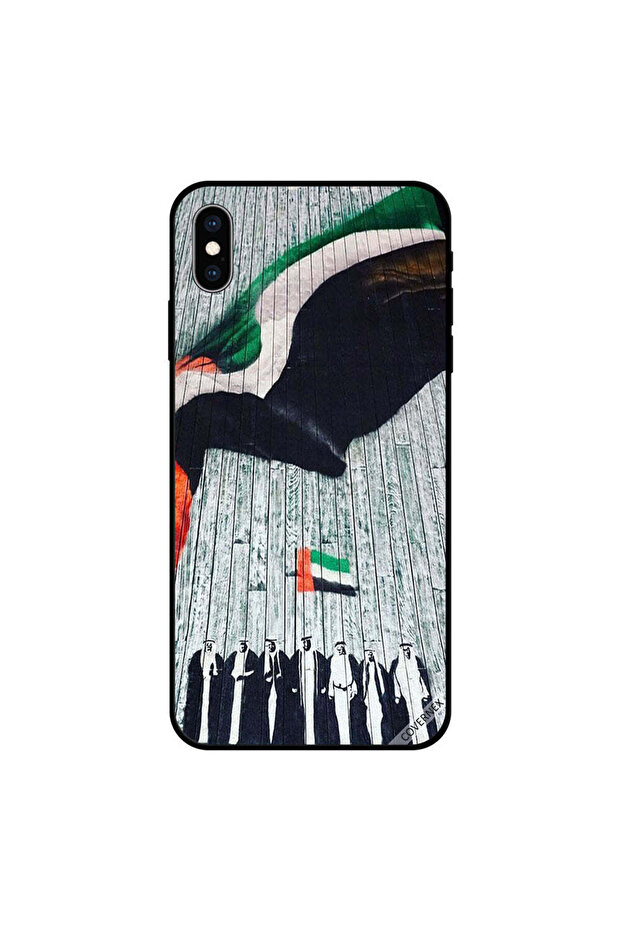 غطاء حماية لجهاز iPhone X - حاكم وعلم الإمارات العربية المتحدة