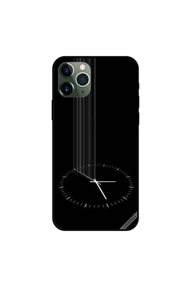 غطاء حماية لجهاز iPhone 11 Pro Max بأشعة على الساعة