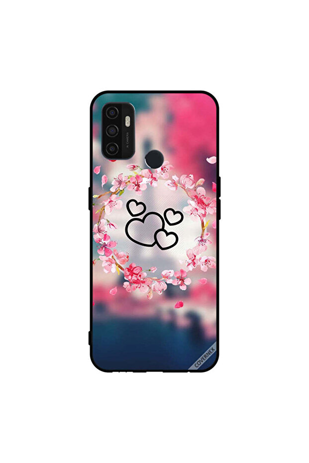 غطاء حماية لهاتف Oppo A11s/A53 5G قلوب سوداء